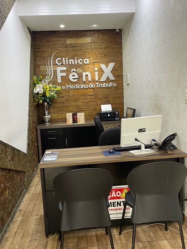 Recepção da Clínica Fenix
